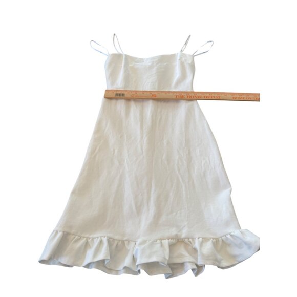 Lulu's Elegant White Ruffle Mini Dress - Picture 5 of 14